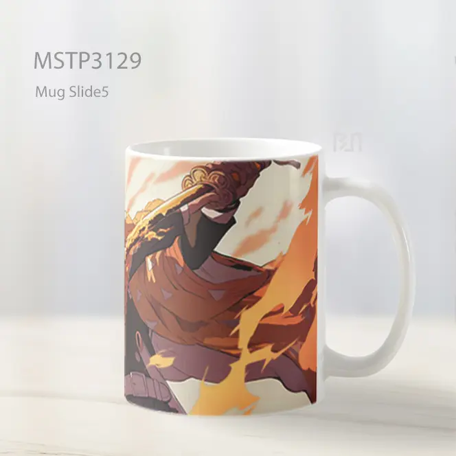 Zenitsu Tebasan Pedang Api Demon Slayer Mug MSTP3129 - All-side / Desain