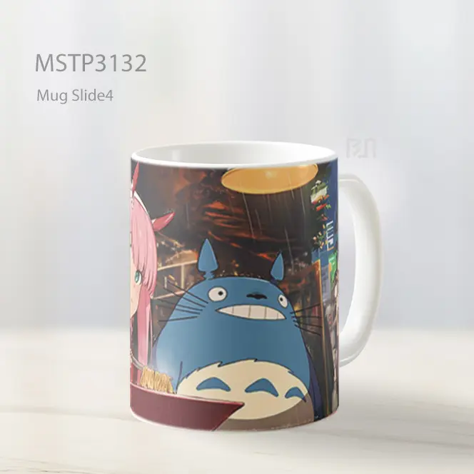 Zero Two And Totoro Santai Ramen Mug MSTP3132