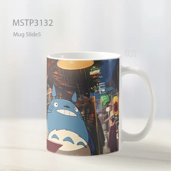 Zero Two And Totoro Santai Ramen Mug MSTP3132 - All-side / Desain