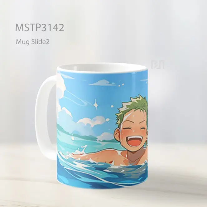 Zoro Bahagia Di Air Mug MSTP3142 - All-side / Desain