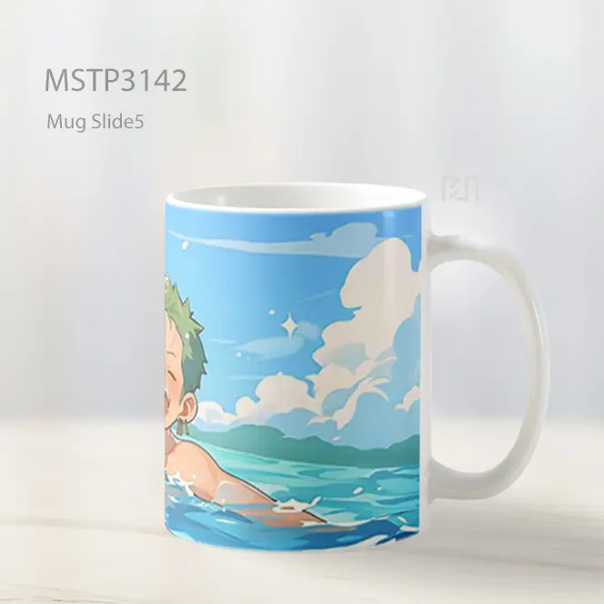 Zoro Bahagia Di Air Mug MSTP3142 - All-side / Desain