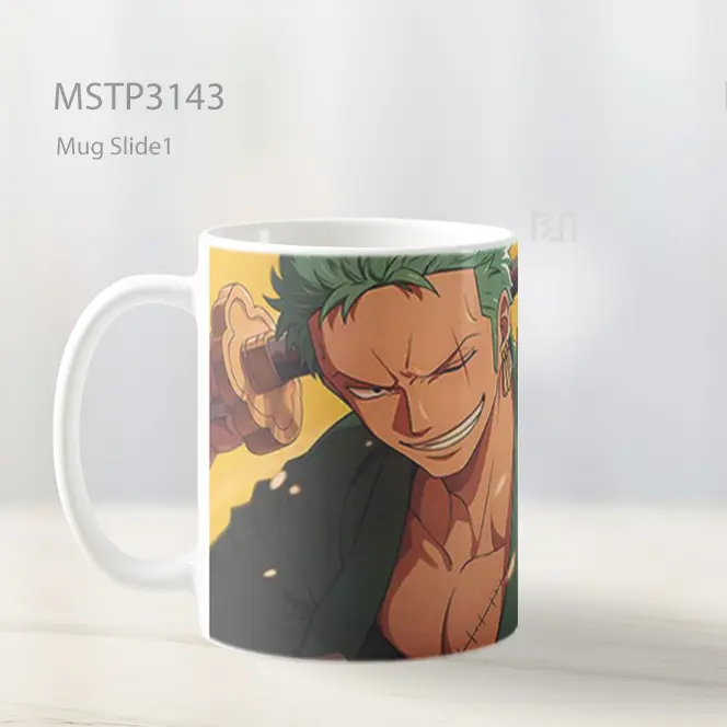 Zoro Dan Chopper Sebagai Sahabat Mug MSTP3143 - All-side / Desain