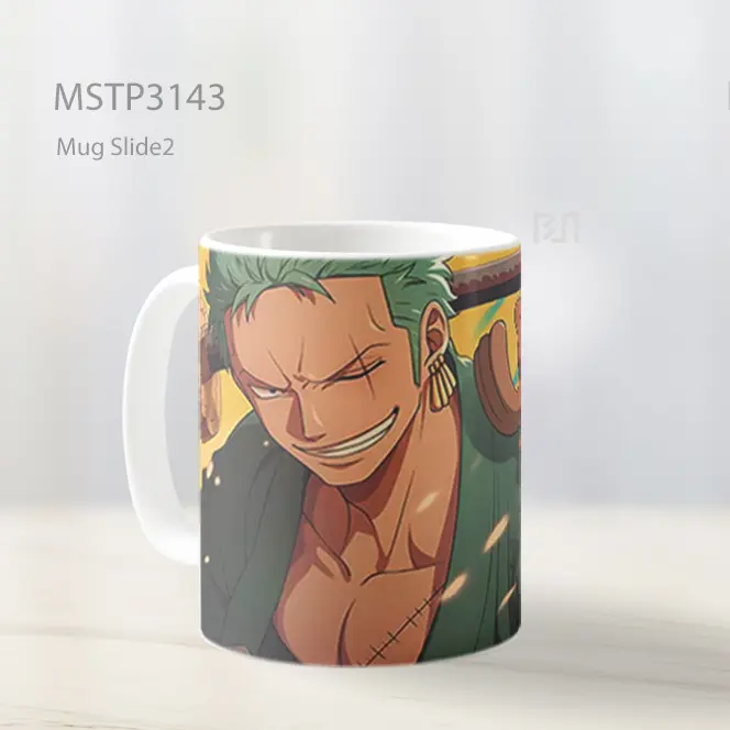 Zoro Dan Chopper Sebagai Sahabat Mug MSTP3143 - All-side / Desain