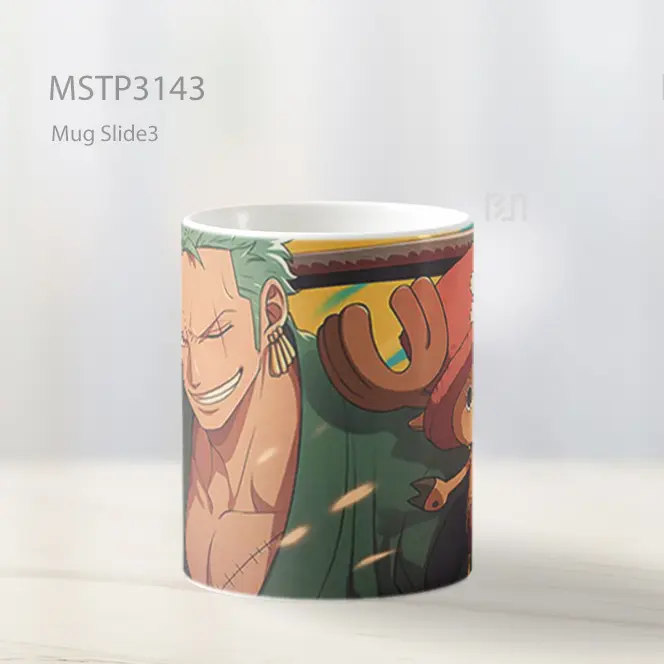 Zoro Dan Chopper Sebagai Sahabat Mug MSTP3143 - All-side / Desain