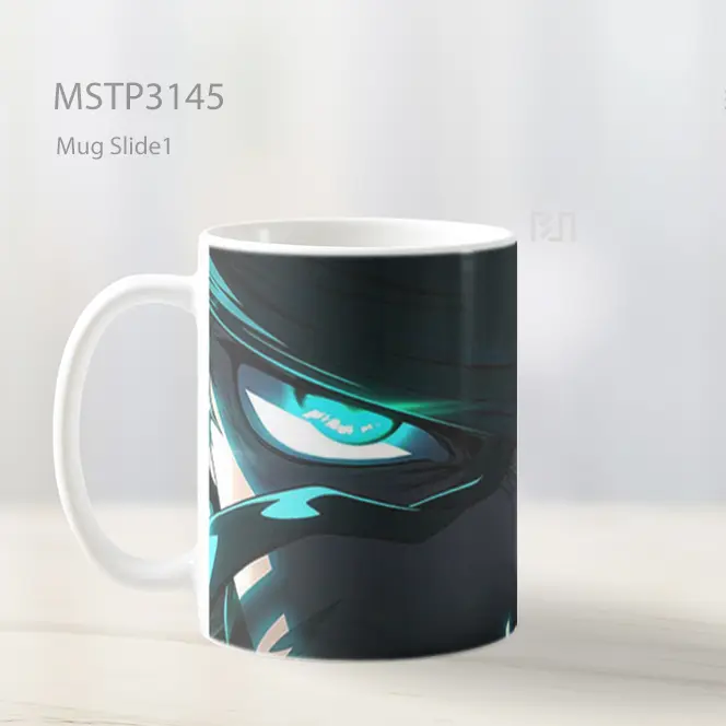 Zoro Dengan Mata Menyala Gelap Mug MSTP3145 - All-side / Desain
