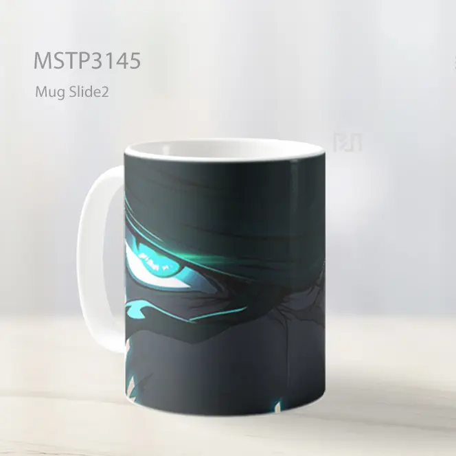 Zoro Dengan Mata Menyala Gelap Mug MSTP3145 - All-side / Desain