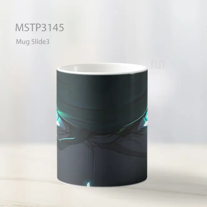 Zoro Dengan Mata Menyala Gelap Mug MSTP3145 - All-side / Desain