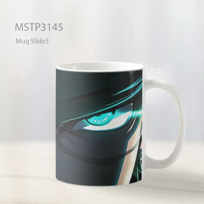 Zoro Dengan Mata Menyala Gelap Mug MSTP3145 - All-side / Desain