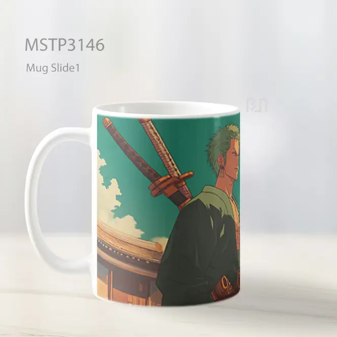Zoro Desa Samurai Wano Mug MSTP3146 - All-side / Desain
