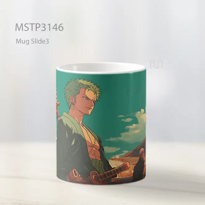 Zoro Desa Samurai Wano Mug MSTP3146 - All-side / Desain