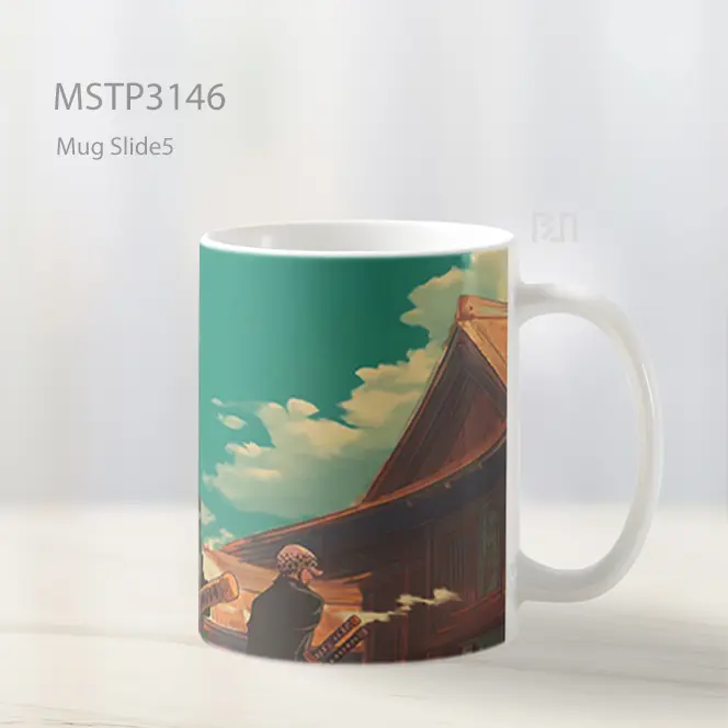 Zoro Desa Samurai Wano Mug MSTP3146 - All-side / Desain