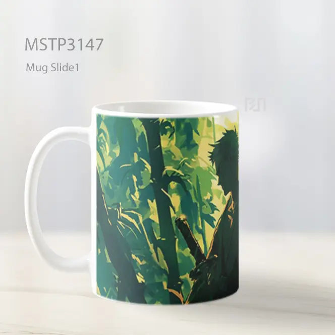 Zoro Di Tengah Bambu Mug MSTP3147 - Tampak Tengah