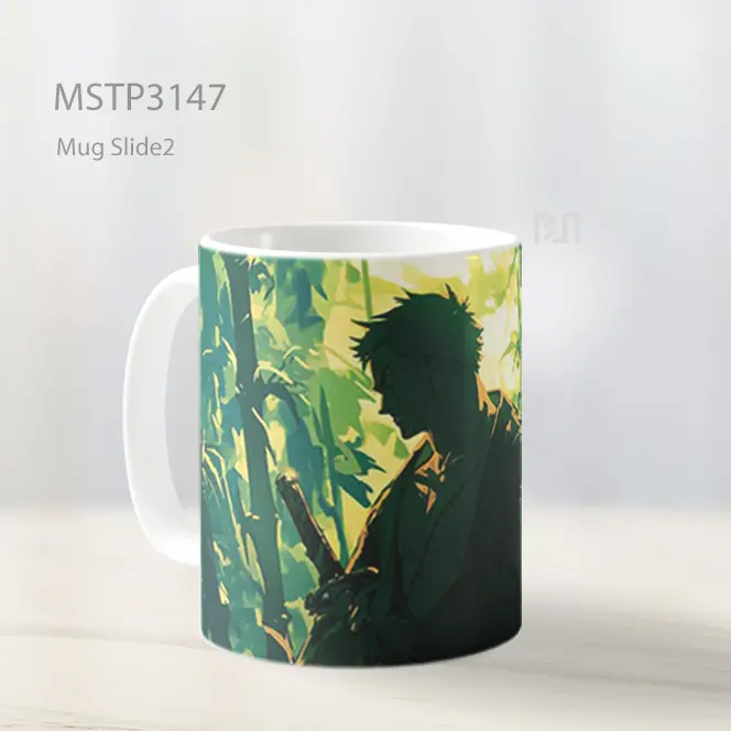 Zoro Di Tengah Bambu Mug MSTP3147 - Tampak Tengah
