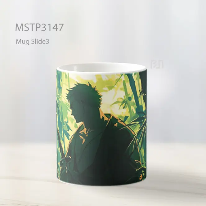 Zoro Di Tengah Bambu Mug MSTP3147 - Tampak Tengah