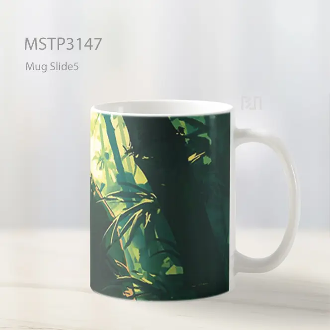 Zoro Di Tengah Bambu Mug MSTP3147 - Tampak Tengah