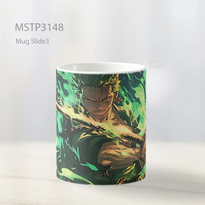 Zoro Dinamis Hijau Mug MSTP3148 - All-side / Desain