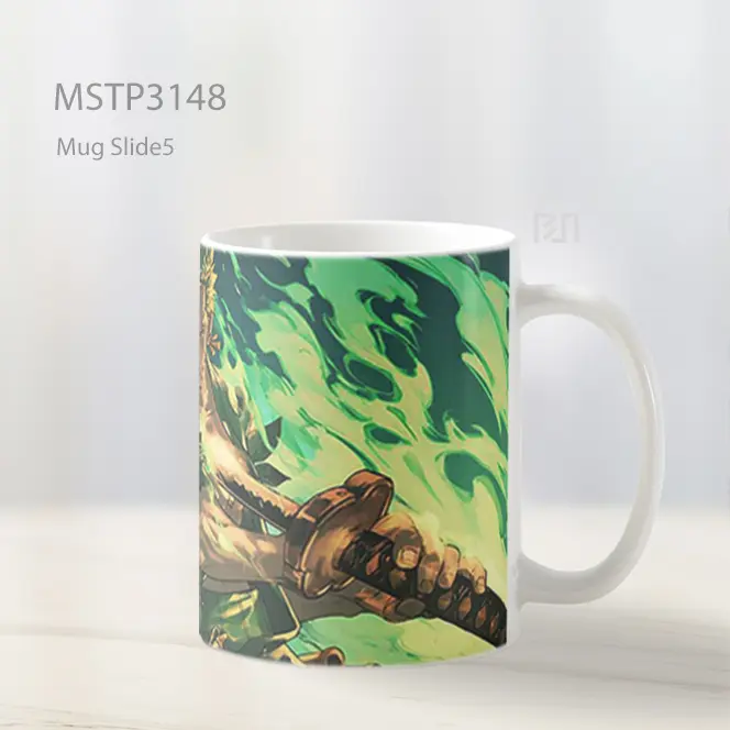 Zoro Dinamis Hijau Mug MSTP3148 - All-side / Desain
