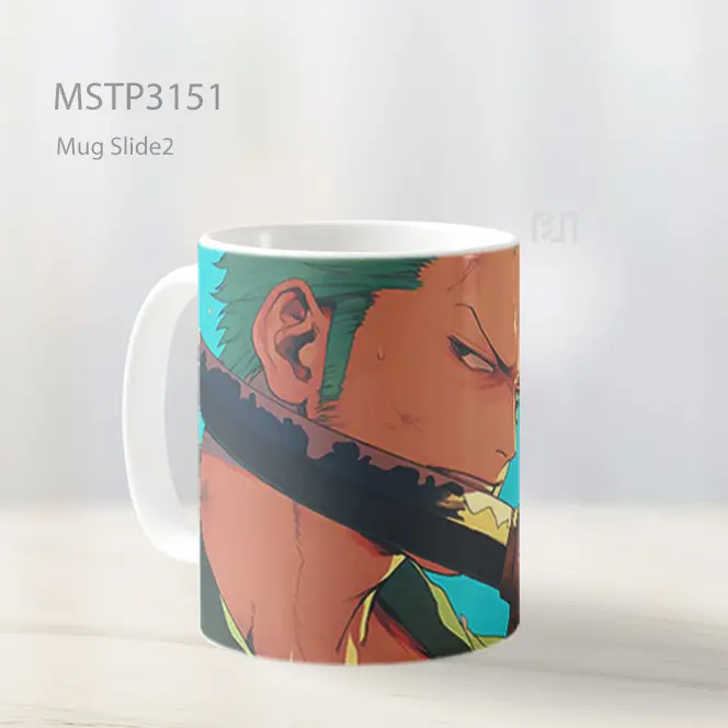 Zoro Fokus Dan Tegas Mug MSTP3151 - All-side / Desain
