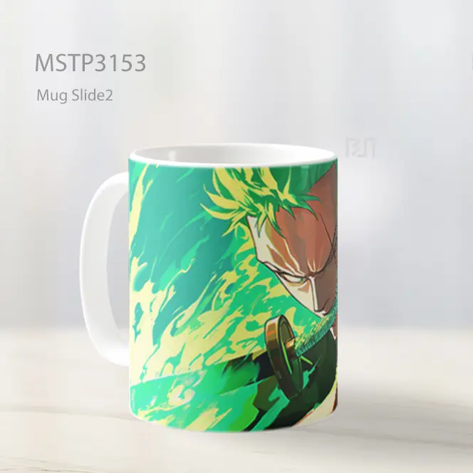 Zoro Gaya Hypebeast Tiga Pedang Mug MSTP3153 - All-side / Desain