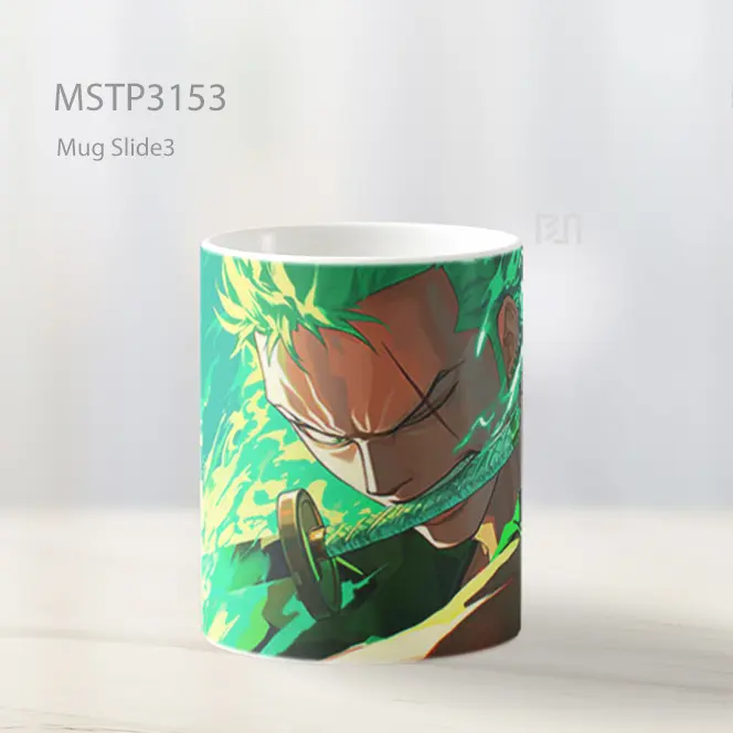 Zoro Gaya Hypebeast Tiga Pedang Mug MSTP3153 - All-side / Desain