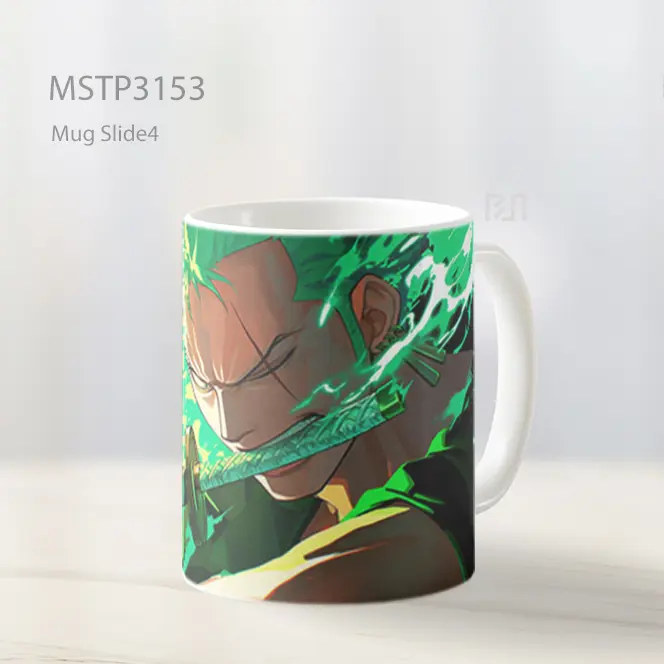 Zoro Gaya Hypebeast Tiga Pedang Mug MSTP3153