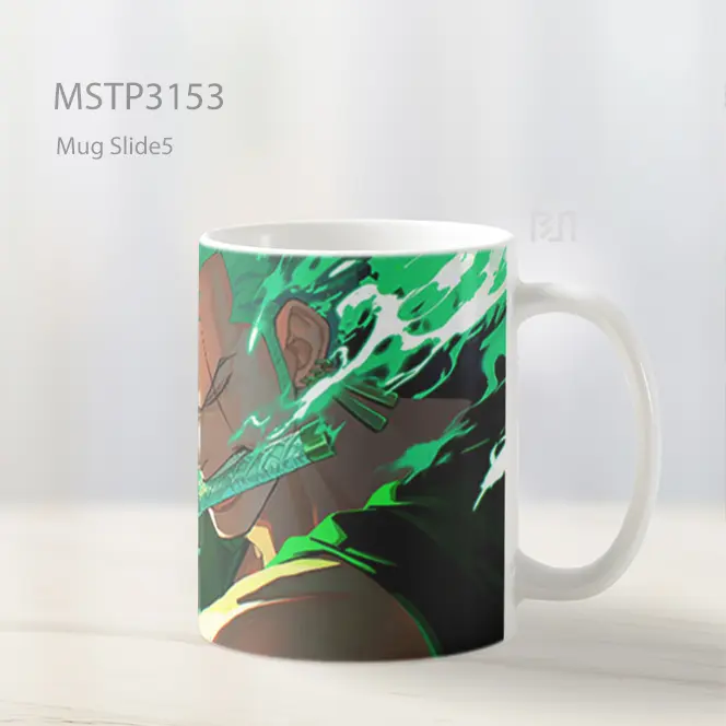 Zoro Gaya Hypebeast Tiga Pedang Mug MSTP3153 - All-side / Desain