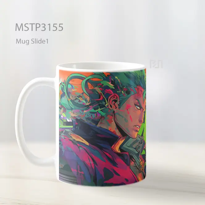 Zoro Graffiti One Piece Mug MSTP3155 - All-side / Desain