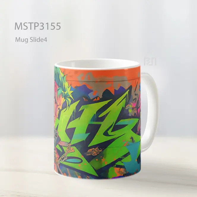 Zoro Graffiti One Piece Mug MSTP3155