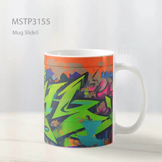 Zoro Graffiti One Piece Mug MSTP3155 - All-side / Desain