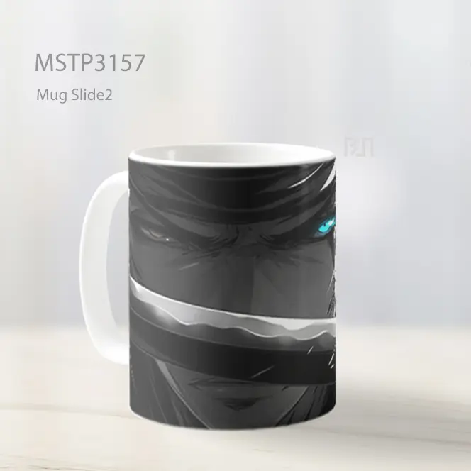 Zoro Hitam Putih Pedangfighter Anime Mug MSTP3157 - All-side / Desain