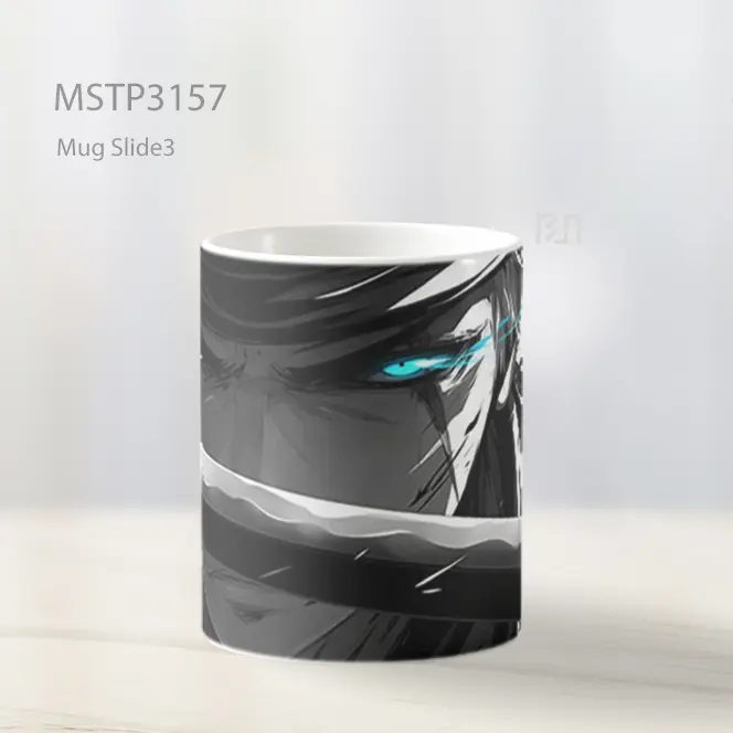 Zoro Hitam Putih Pedangfighter Anime Mug MSTP3157 - All-side / Desain