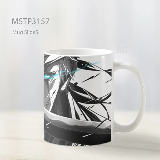Zoro Hitam Putih Pedangfighter Anime Mug MSTP3157 - All-side / Desain