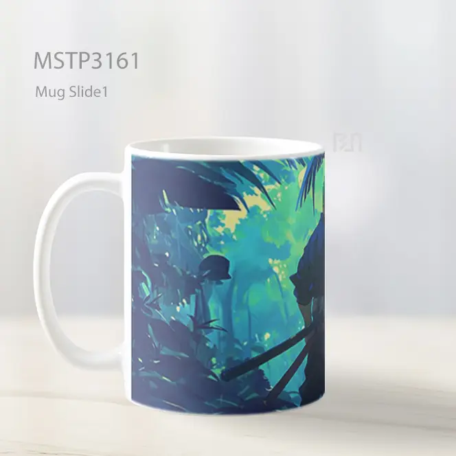 Zoro Menoleh Di Hutan Mug MSTP3161 - All-side / Desain