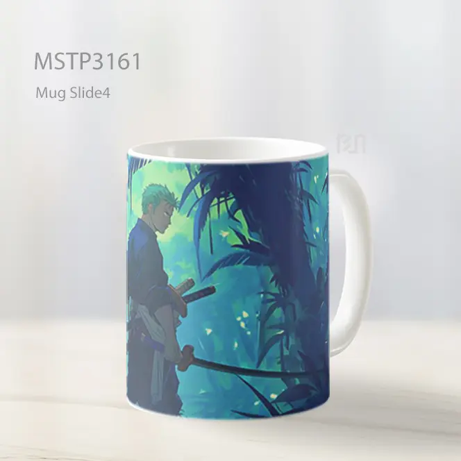 Zoro Menoleh Di Hutan Mug MSTP3161