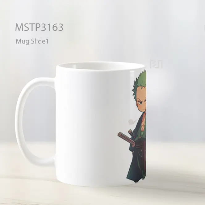 Zoro One Piece Cute Warrior Mug MSTP3163 - All-side / Desain