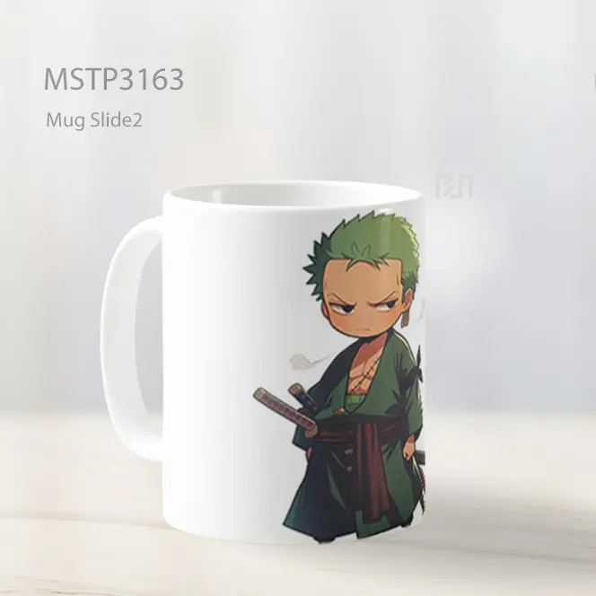 Zoro One Piece Cute Warrior Mug MSTP3163 - All-side / Desain