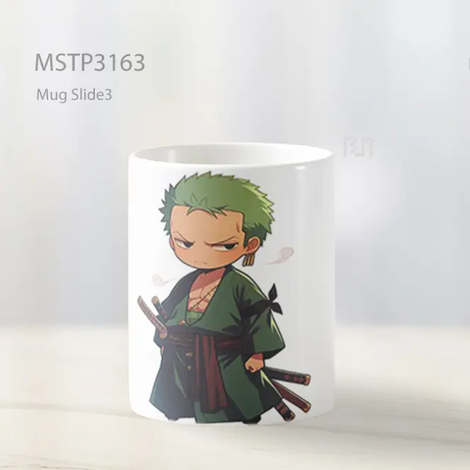 Zoro One Piece Cute Warrior Mug MSTP3163 - All-side / Desain