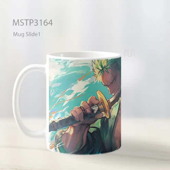 Zoro One Piece Fokus Intens Mug MSTP3164 - All-side / Desain