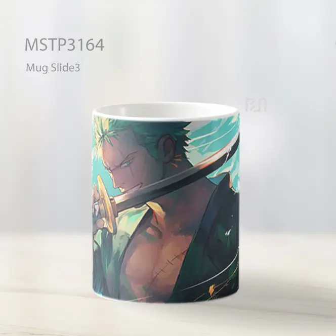 Zoro One Piece Fokus Intens Mug MSTP3164 - All-side / Desain
