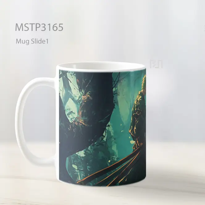 Zoro One Piece Forest Night Scene Mug MSTP3165 - All-side / Desain