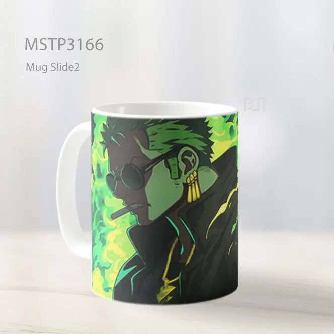 Zoro One Piece Gaya Hypebeast Mug MSTP3166 - All-side / Desain