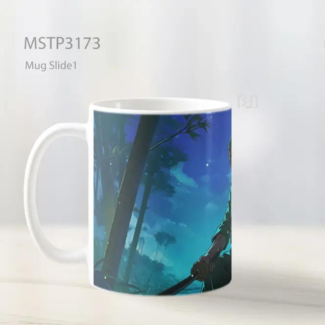 Zoro One Piece Pendekar Hutan Mug MSTP3173 - All-side / Desain