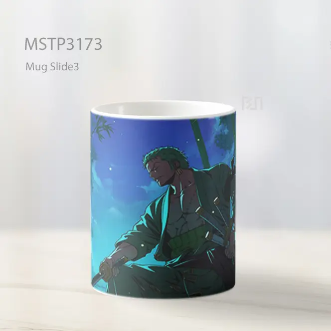 Zoro One Piece Pendekar Hutan Mug MSTP3173 - All-side / Desain