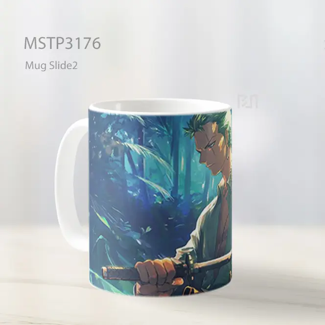 Zoro One Piece Tersesat Di Hutan Mug MSTP3176 - All-side / Desain