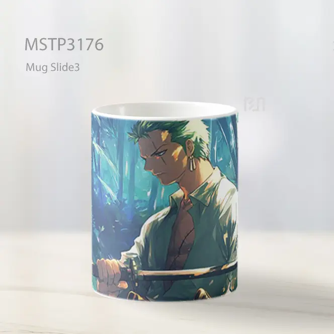Zoro One Piece Tersesat Di Hutan Mug MSTP3176 - All-side / Desain