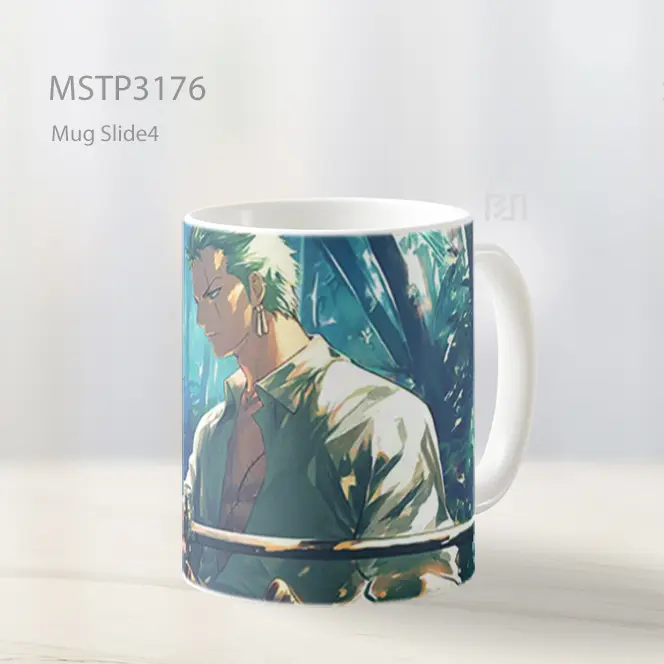 Zoro One Piece Tersesat Di Hutan Mug MSTP3176