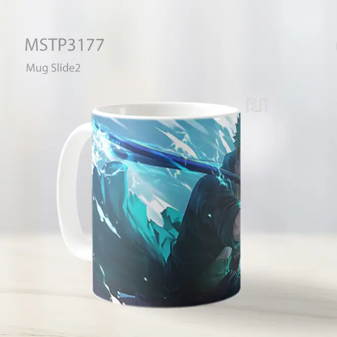 Zoro One Piece Two Sword Style Mug MSTP3177 - All-side / Desain