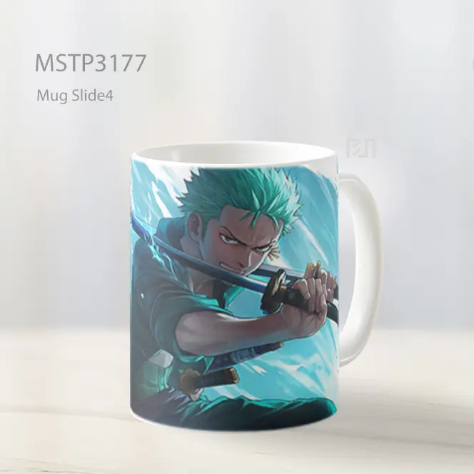 Zoro One Piece Two Sword Style Mug MSTP3177