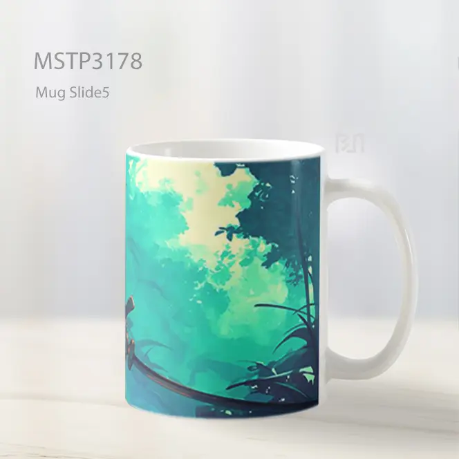 Zoro One Piece Vibe Gahar Mug MSTP3178 - All-side / Desain