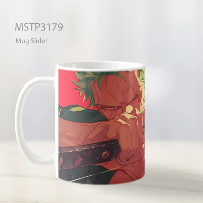 Zoro One Piece Mug MSTP3179 - All-side / Desain